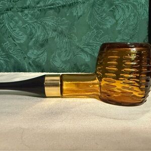 EMPTY - Vintage Avon Decanter Corncob Pipe Avon Spicy After Shave